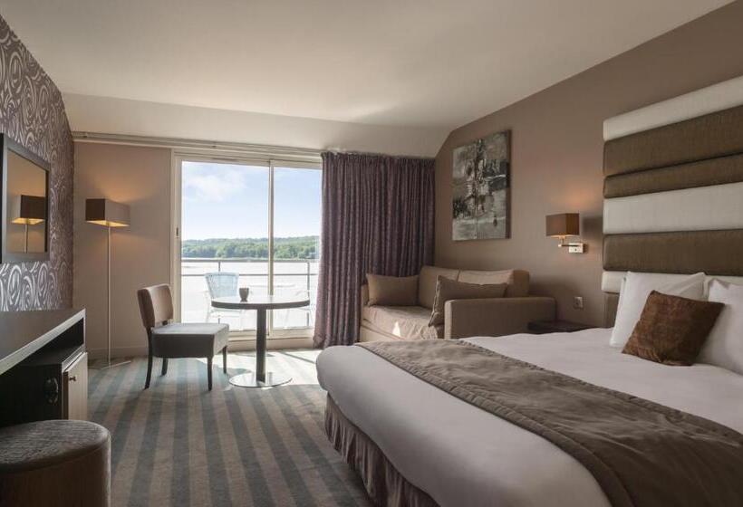 غرفة قياسية مطلّة علي البحيرة, Hôtel Du Golf De L Ailette, The Originals Relais