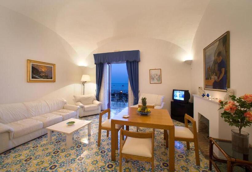 آپارتمان 1 خوابه با چشم‌انداز دریا, La Caravella Di Positano   Relais & Beach