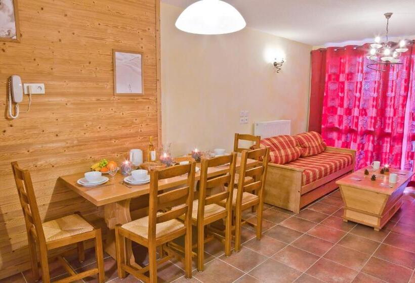 Апартаменты 1 Спальня, Résidence Les Balcons De La Rosière