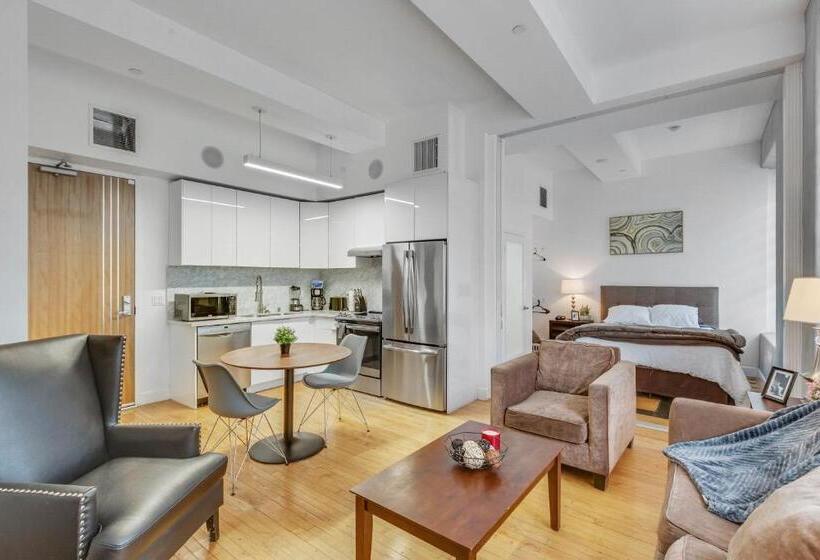 דירת חדר דלוקס, One Lux Stay Hwh Downtown Los Angeles