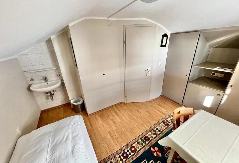 Standard Einzelzimmer Geteiltes Bad, Lech Hostel