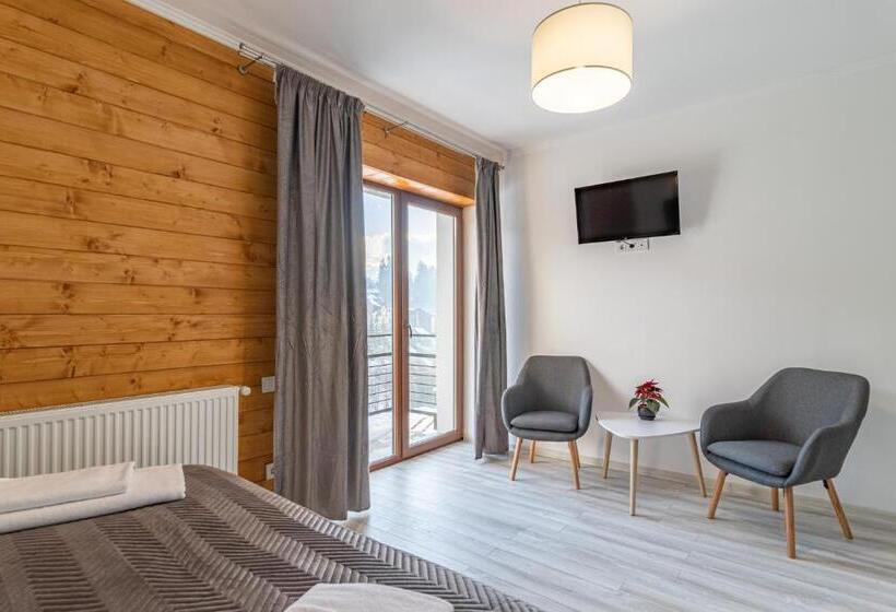اتاق استاندارد با چشم‌انداز کوهستان, Konopka Forest Home & Spa