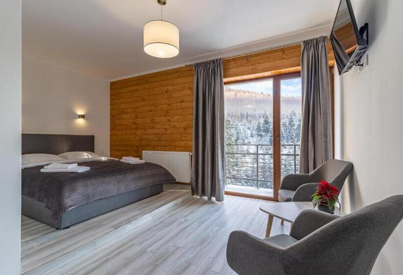 اتاق استاندارد با چشم‌انداز کوهستان, Konopka Forest Home & Spa