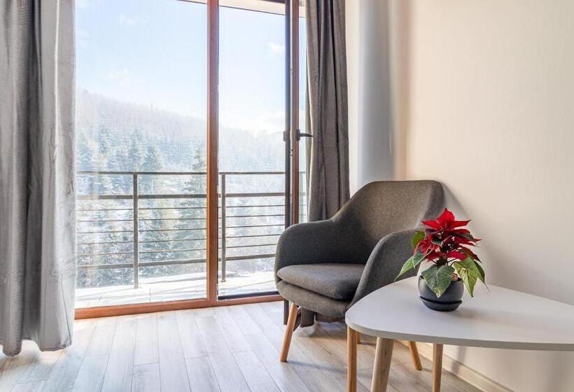 اتاق استاندارد با چشم‌انداز کوهستان, Konopka Forest Home & Spa