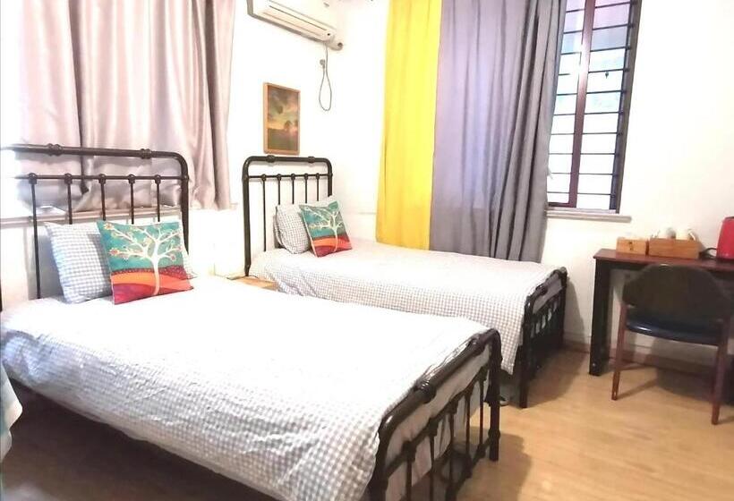 共用房间的床, Hangzhou Citynest Music B&b 杭州栖息地音乐桌游民宿