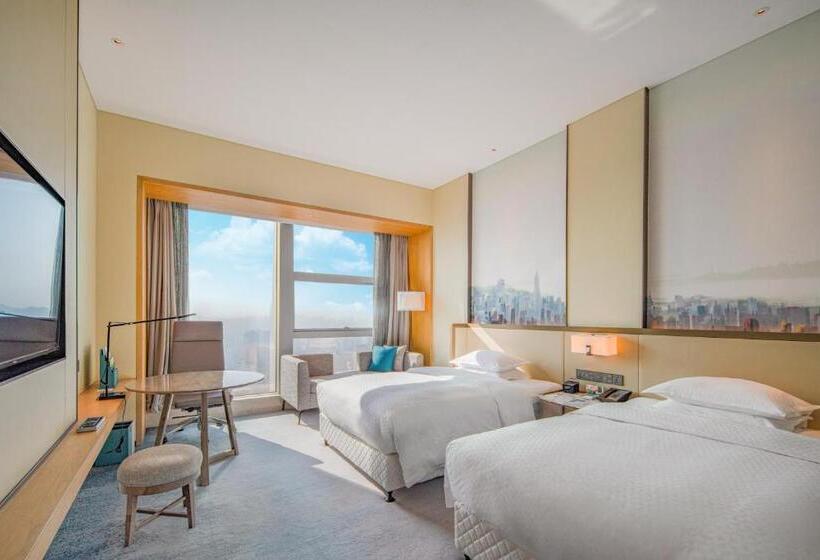 اتاق لوکس با چشم‌انداز شهر, Four Points By Sheraton Wuhan, Jiangxia
