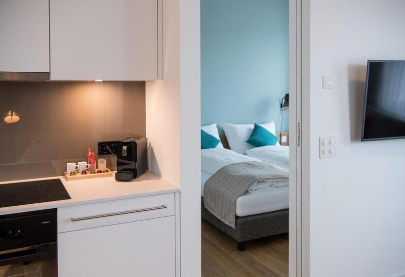 آپارتمان لوکس 1 خوابه, Aparthotel Luzern West