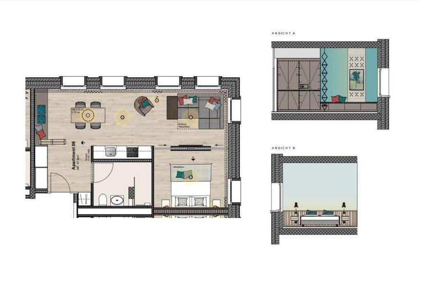 דירת חדר דלוקס, Aparthotel Luzern West