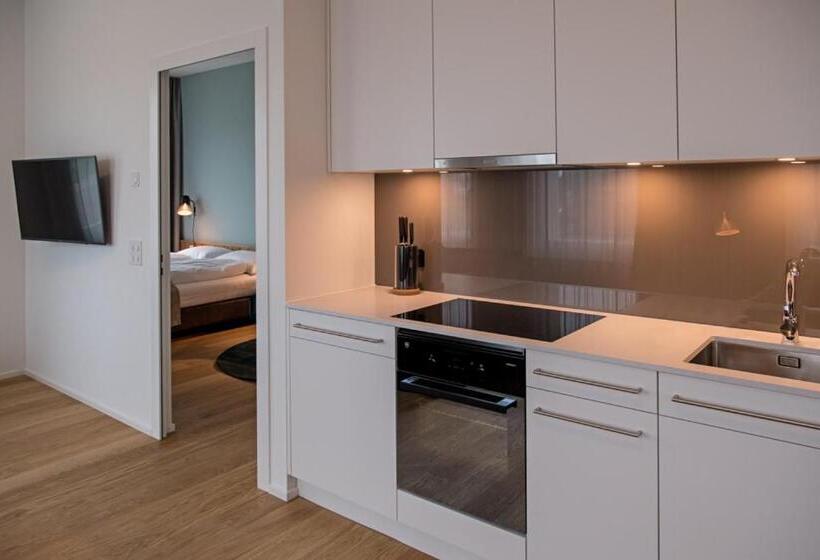 آپارتمان لوکس 1 خوابه, Aparthotel Luzern West
