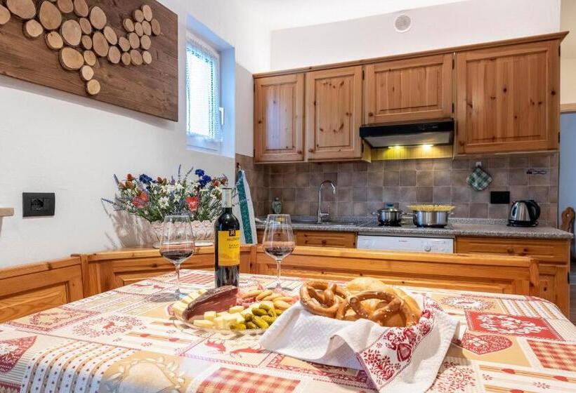 침실 1개 전망 아파트, Appartamenti Residence La Roggia