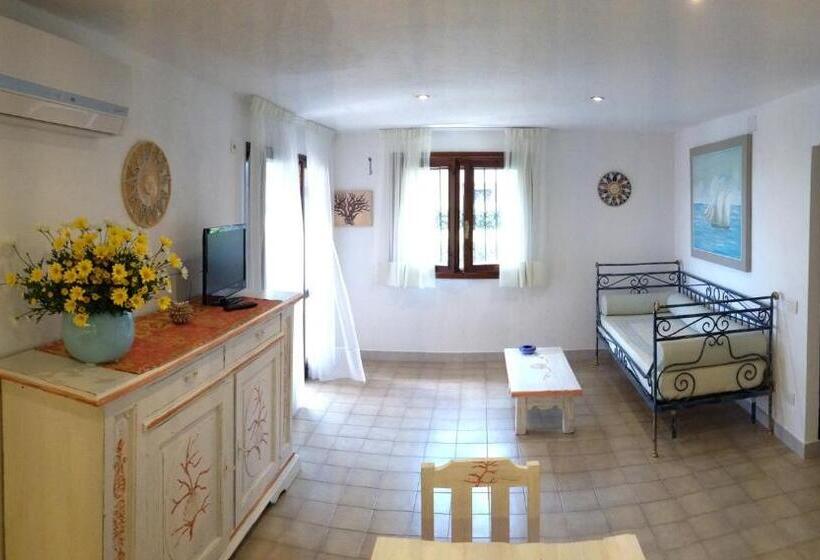 آپارتمان 1 خوابه با چشم‌انداز دریا, Sardegna Beach Cala Reale