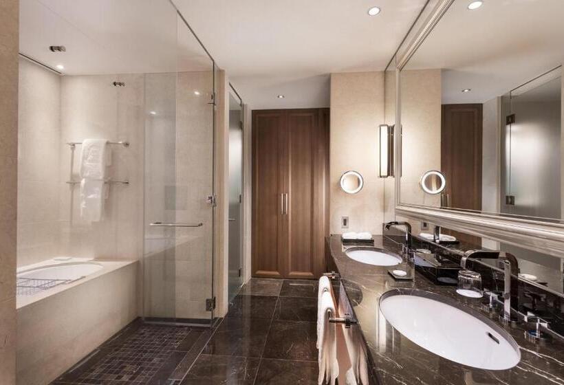 اتاق دلوکس با تخت کینگ و چشم‌انداز شهر, St. Regis Osaka