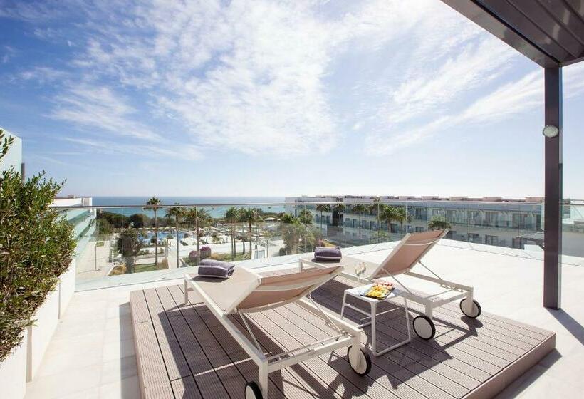 اتاق لوکس با چشم‌انداز دریا, Hipotels Gran Conil & Spa