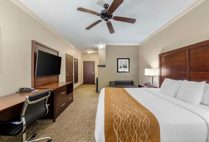 キングサイズベッドのスタンダードルーム, Comfort Inn & Suites Fort Worth  Fossil Creek