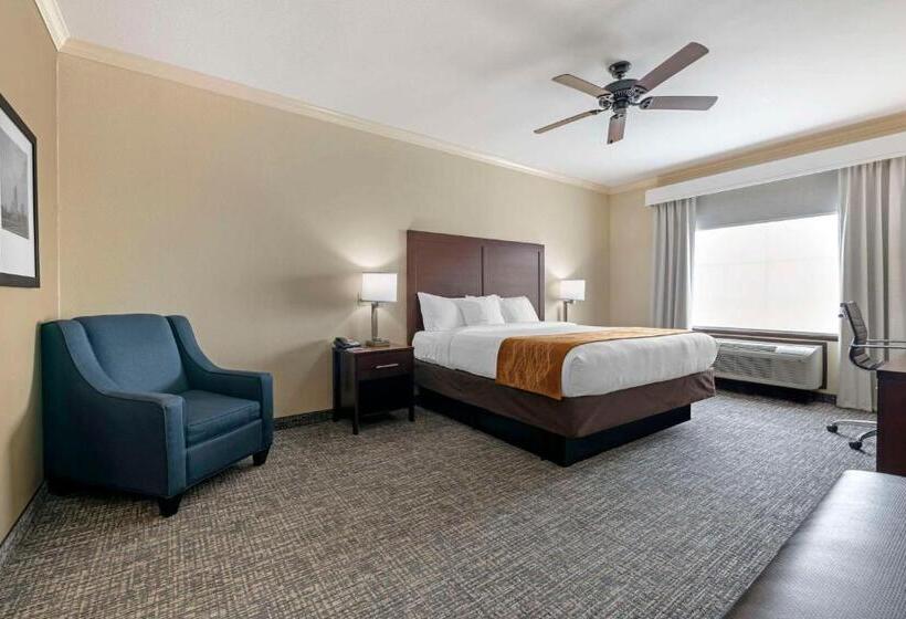 身障者適用キングサイズベッドルーム, Comfort Inn & Suites Fort Worth  Fossil Creek