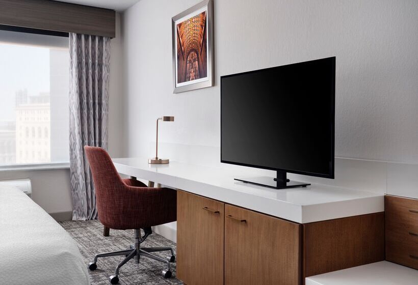 Quarto Estandar Cama King, Hilton Garden Inn Detroit Downtown
