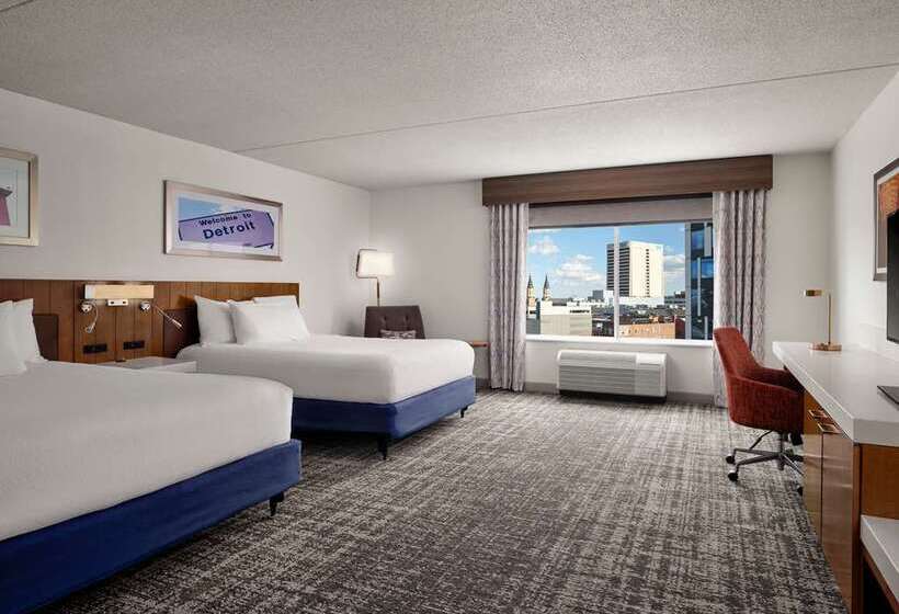 Standardzimmer, Hilton Garden Inn Detroit Downtown