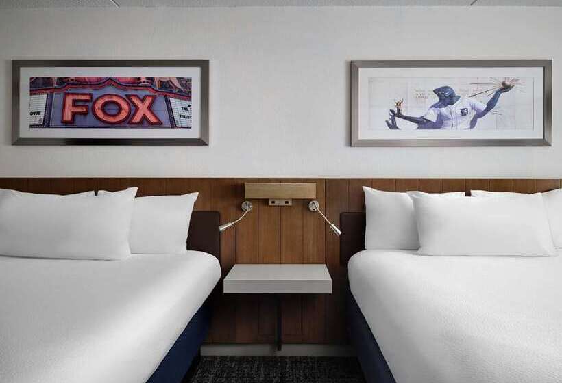 Quarto Estandar, Hilton Garden Inn Detroit Downtown