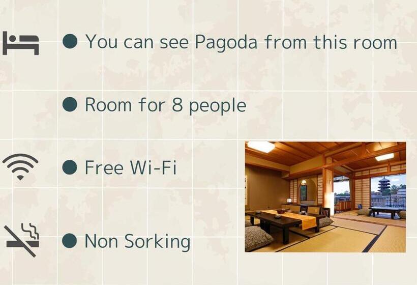 Семейный Номер Superior, Ryokan Asukasou At The Entrancne Of Nara Park