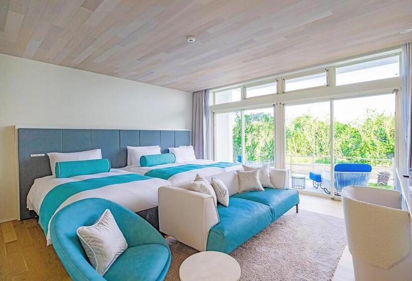 سوییت با چشم‌انداز باغ, Blue Ocean Hotel&resort Miyakojima