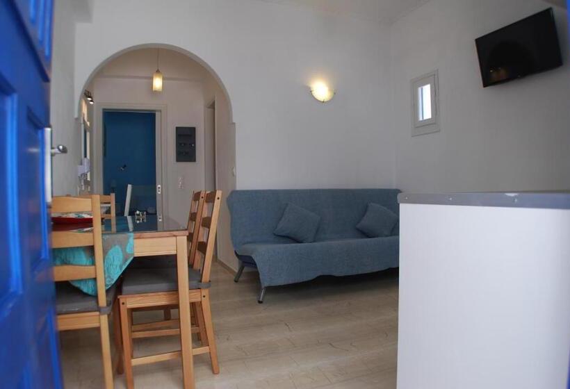 آپارتمان 1 خوابه با چشم‌انداز, Aretousa Villas