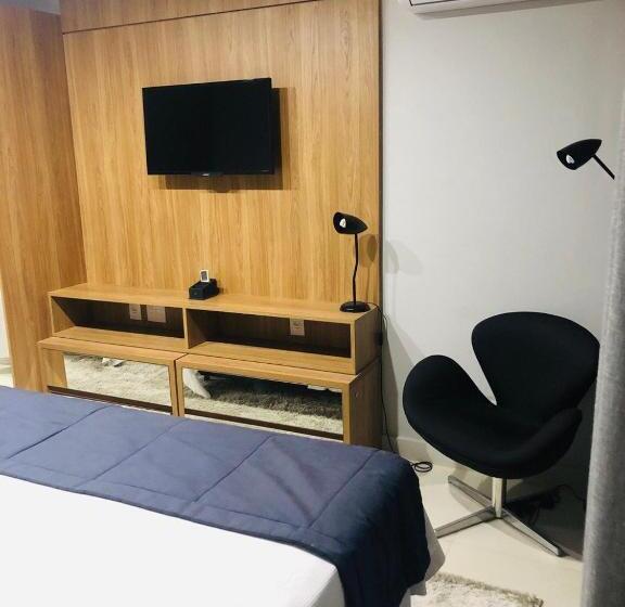 스탠다드 스튜디오 풀장 전망, Charmoso Flat Em Itaipava, 509 Mangabeiras