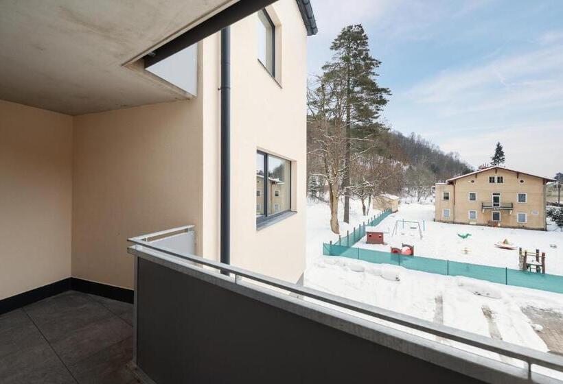 آپارتمان 1 خوابه با بالکن, Apartmány Resort Vrchlabí