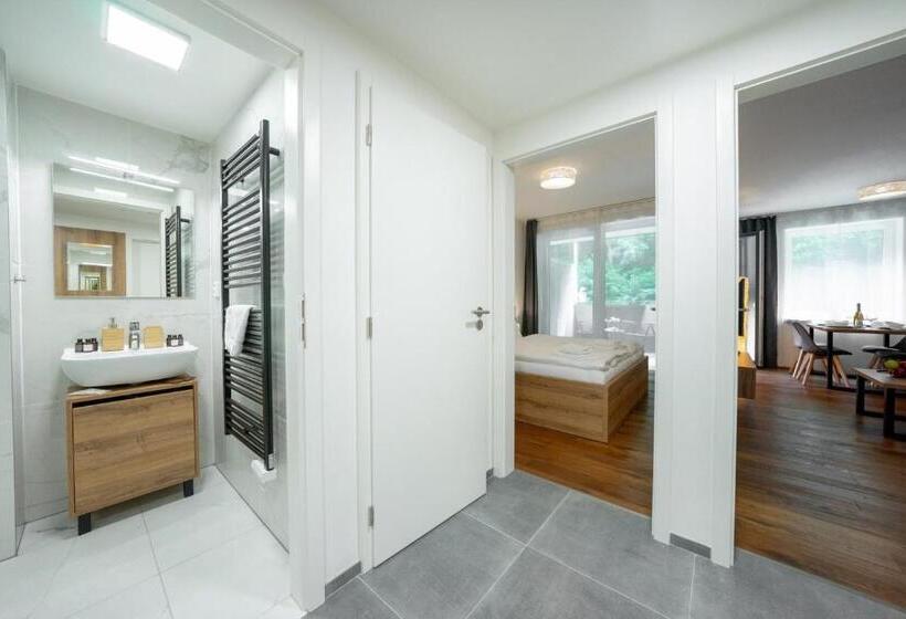 آپارتمان 1 خوابه با بالکن, Apartmány Resort Vrchlabí