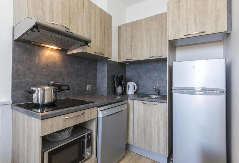 Апартаменты 1 Спальня, Residence Odalys Valentin Plage