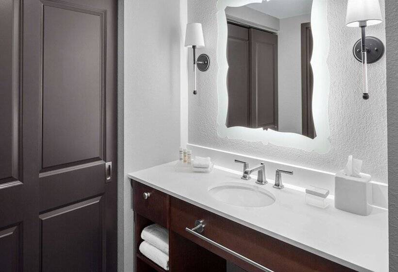 带双人床的标准工作室, Homewood Suites By Hilton Orland Park