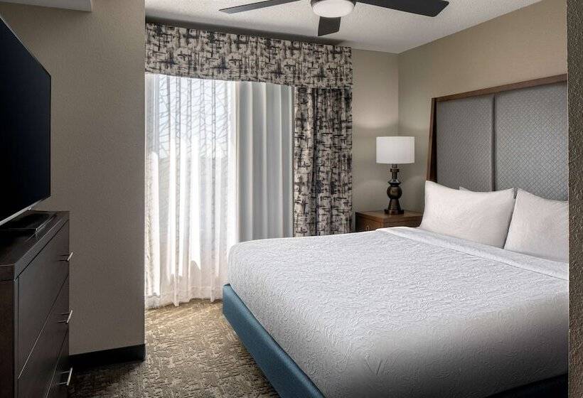 带双人床的标准工作室, Homewood Suites By Hilton Orland Park