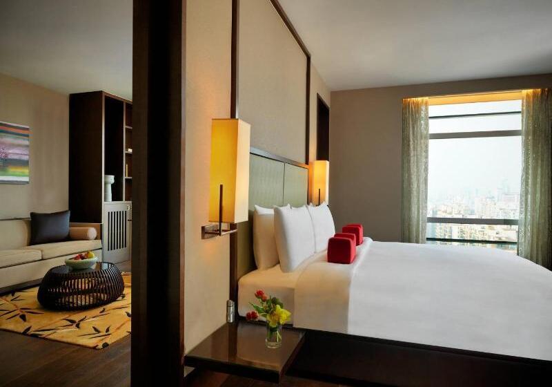 디럭스 스위트 킹 침대, Jumeirah Himalayas  Shanghai