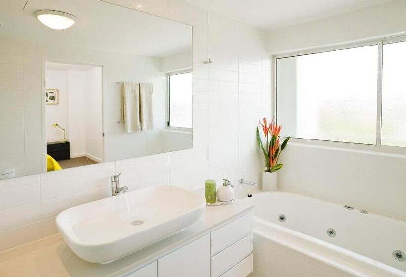 침실 2개 바다 전망 아파트, Kirra Surf Apartments