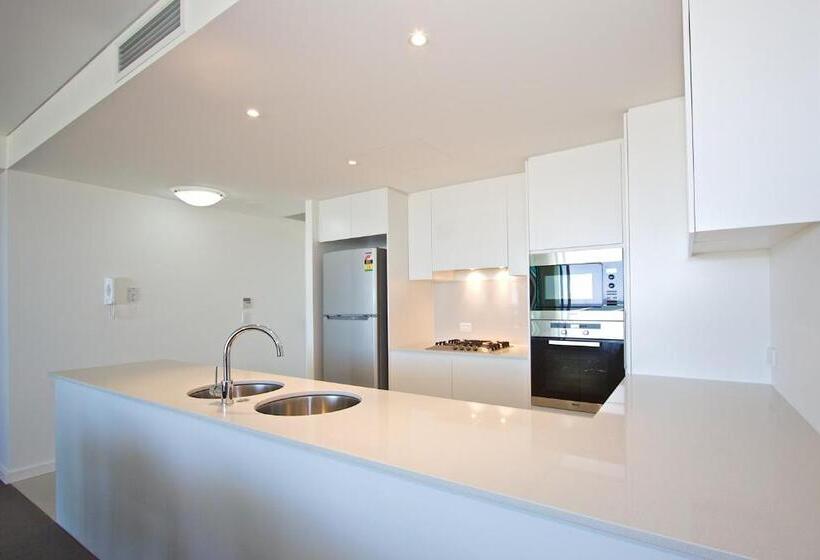 침실 2개 바다 전망 아파트, Kirra Surf Apartments