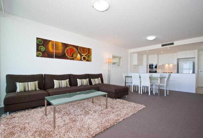 침실 2개 바다 전망 아파트, Kirra Surf Apartments