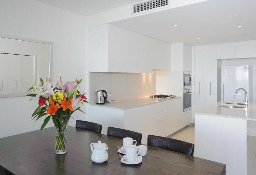 침실 3개 바다 전망 아파트, Kirra Surf Apartments