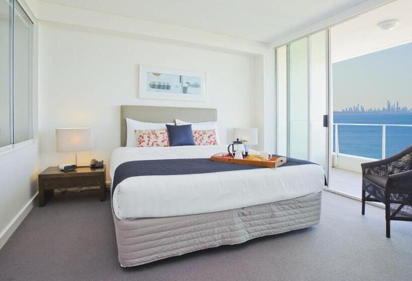 침실 3개 바다 전망 아파트, Kirra Surf Apartments