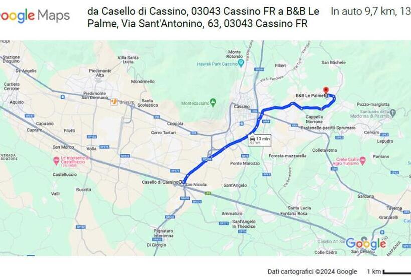 Апартаменты 1 Спальня Вид на Сад, B&b Le Palme
