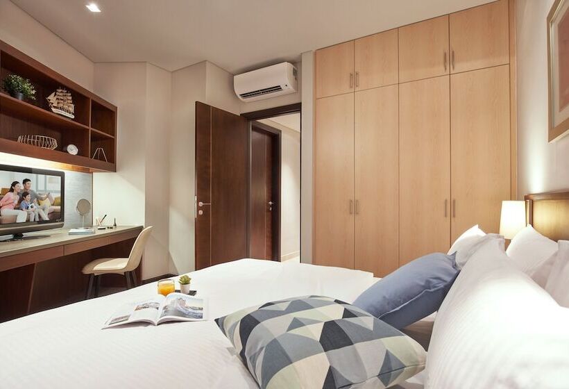 침실 2개 디럭스 아파트, Somerset Bencoolen Singapore