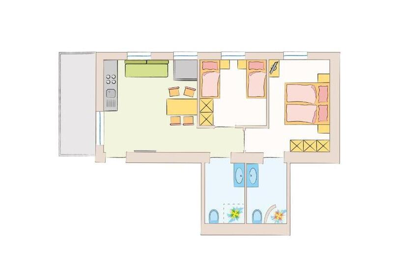 Апартаменты 2 Спальни, Xl Appartements Steinhaus