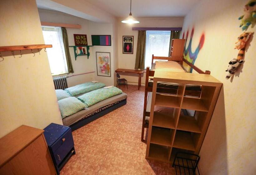 اتاق استاندارد چهارنفره با سرویس بهداشتی مشترک, Hostel Klondike