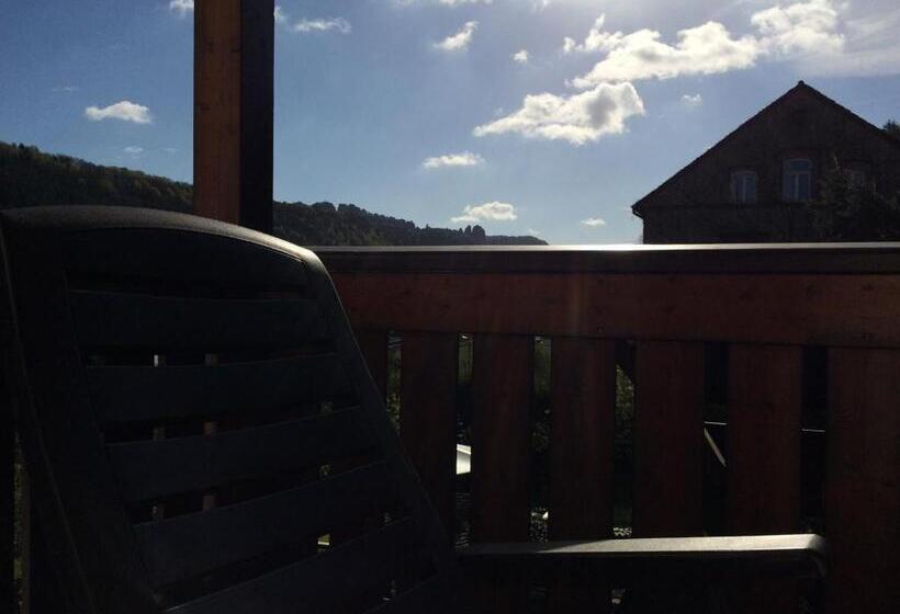 Апартаменты 1 Спальня с Балконом, Pension Hönel Hof Bad Schandau