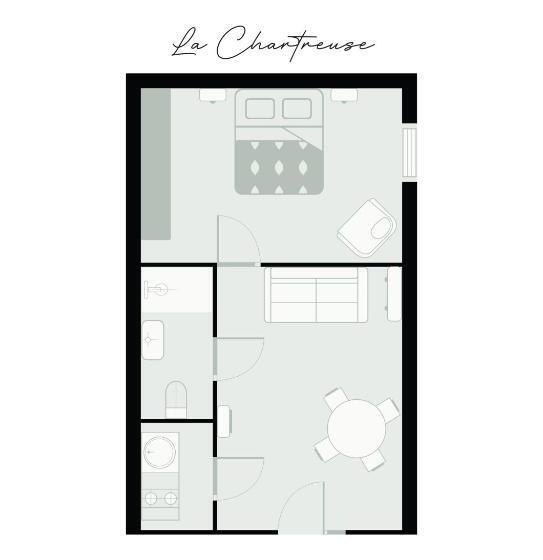اتاق دوبلکس, La Villa Dupont D Avignon