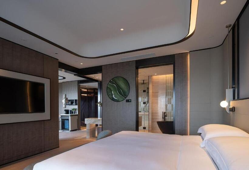 اتاق کلاسیک با تخت دونفره, Intercontinental Shanghai Harbour City, An Ihg