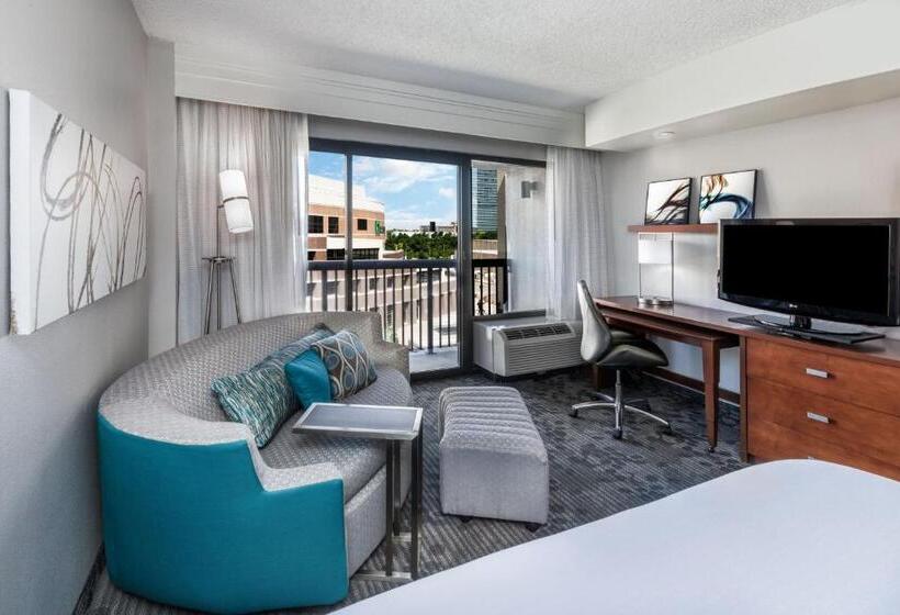 اتاق استاندارد با تخت بزرگ, Courtyard By Marriott Oklahoma City Downtown