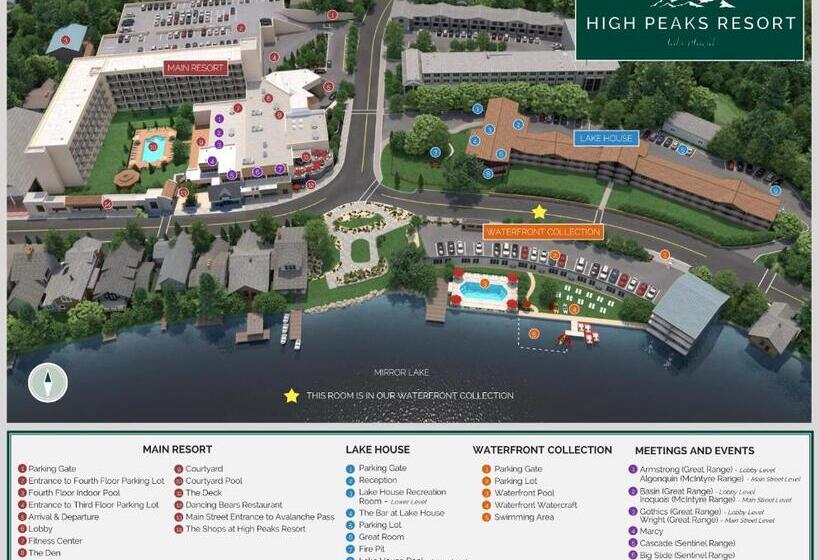 Номер Deluxe, High Peaks Resort