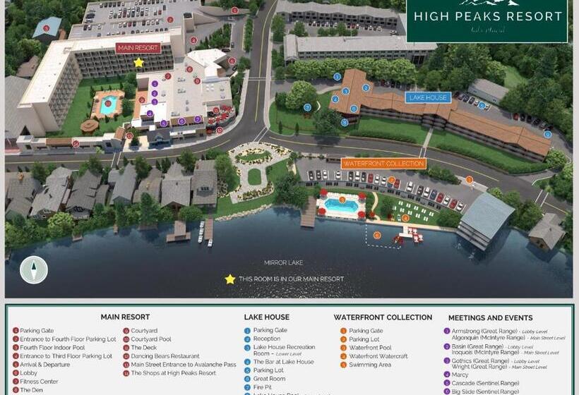 اتاق استاندارد با تخت بزرگ برای معلولان, High Peaks Resort
