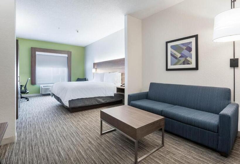 מיטת קינג בסוויטה, Holiday Inn Express Hotel & Suites Jasper, An Ihg