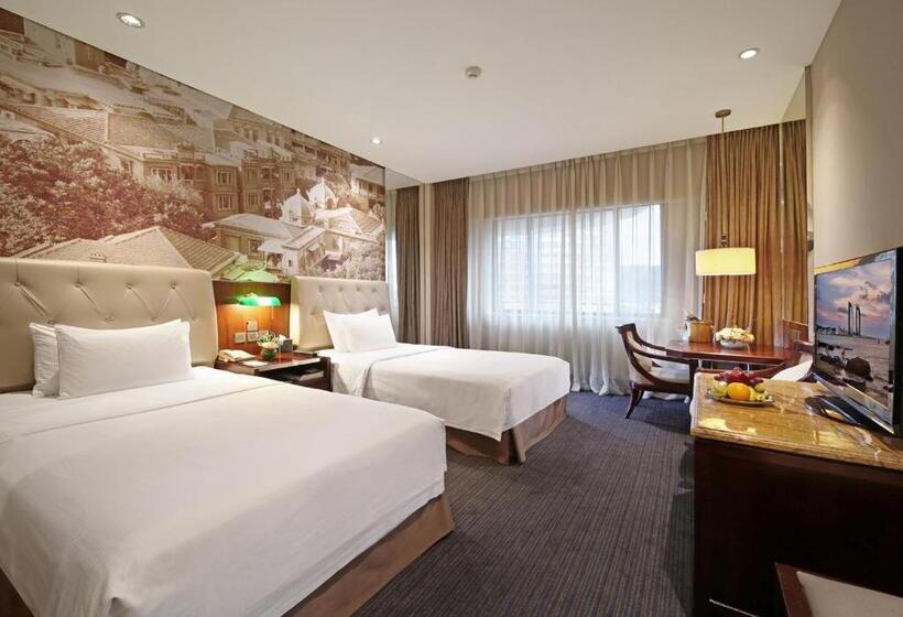 Quarto Deluxe Vista Cidade, City Hotel Xiamen Free Welcome Fruits
