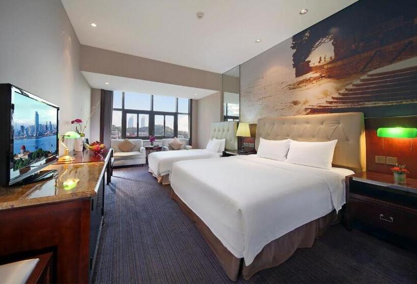 Quarto Familiar Deluxe, City Hotel Xiamen Free Welcome Fruits